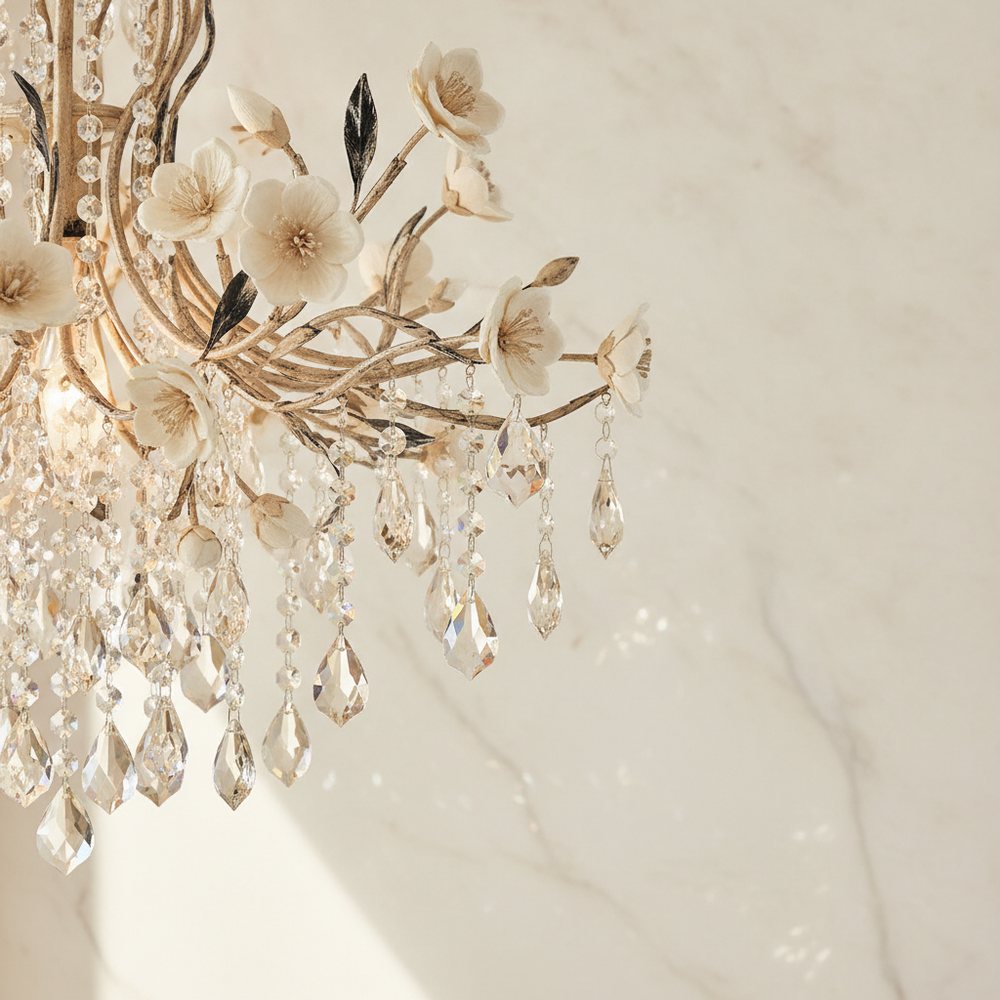 Celestial Bloom Chandelier Accent