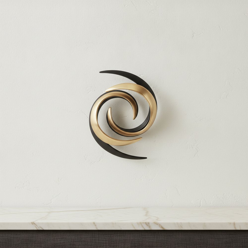 Chic Spiral Wall Accent