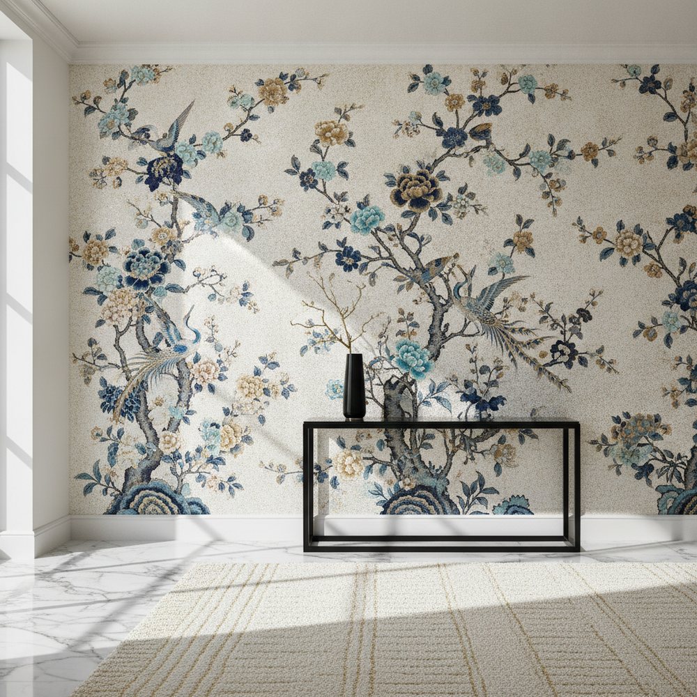 Chinoiserie Blossom Mural