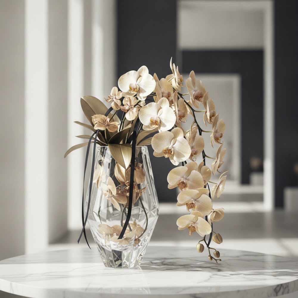 Elegance in Bloom - Orchid Cascade