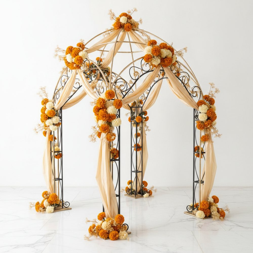 Heritage Marigold Mandap Frame