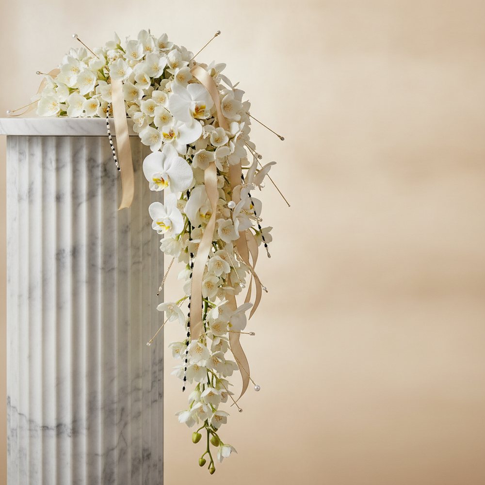 Midnight Jasmine Bridal Cascade