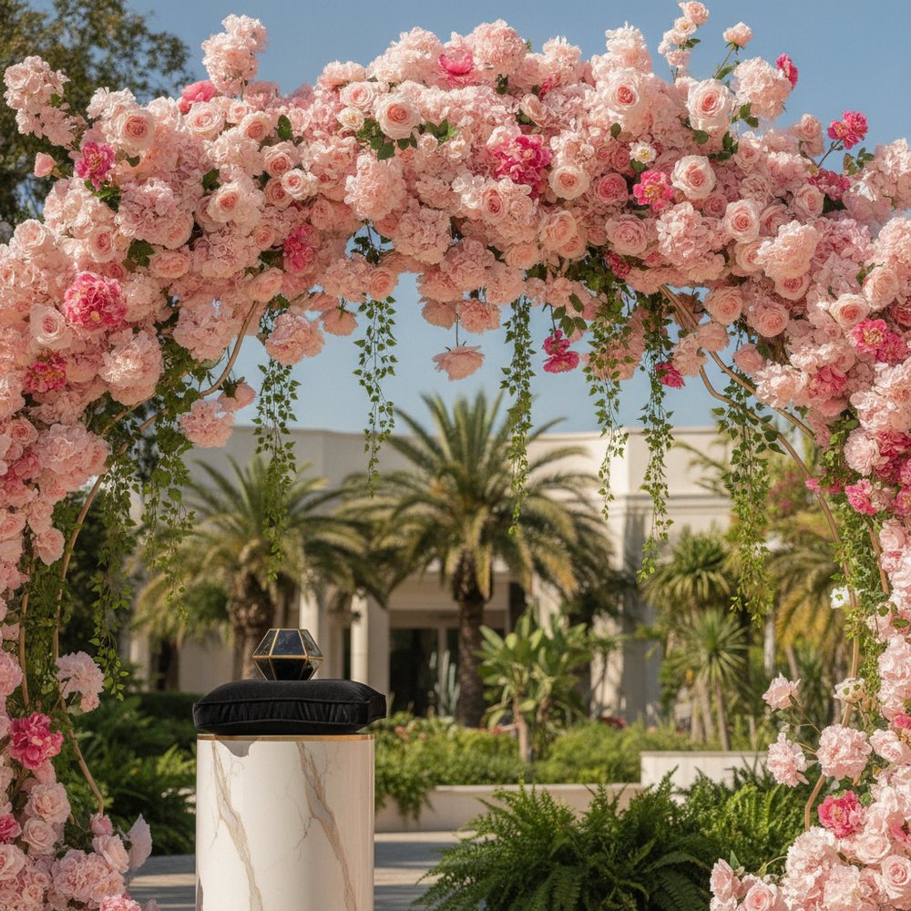Radiant Floral Canopy