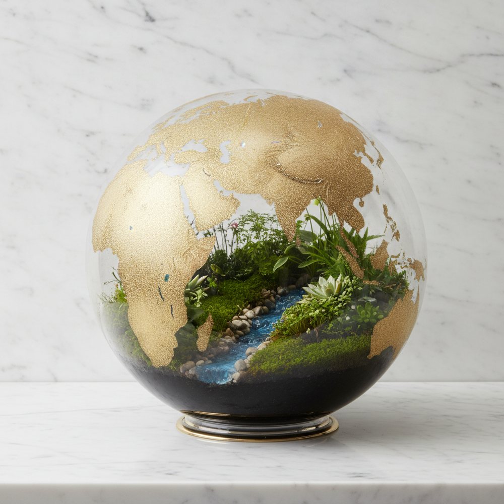 Terrarium Ecosystem Glass Globe